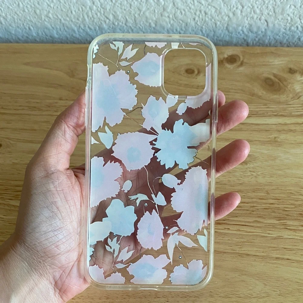 Clear floral IPhone 11 Case (NWOT)